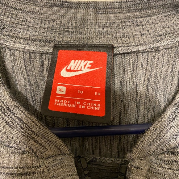 Nike Tech Knit Full Zip Bomber Jacket XL - Picture 5 of 10